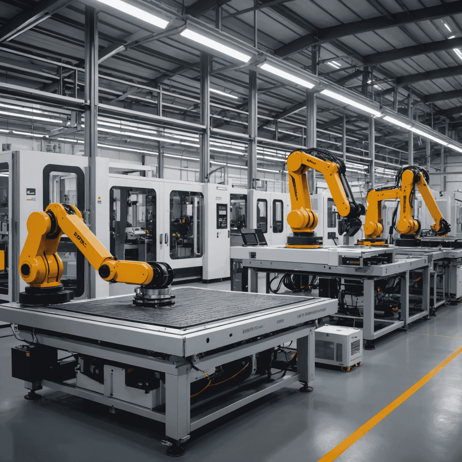 An automated manufacturing facility in South Africa using advanced robotics and IoT technology